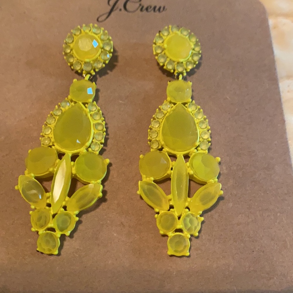 J Crew Fiery Crystal earrings - Picture 3 of 4